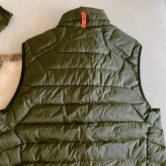 RLX Ralph Lauren New Men's Nylon Loden Green Global Explorer Vest Size Medium - Picture 13 of 15